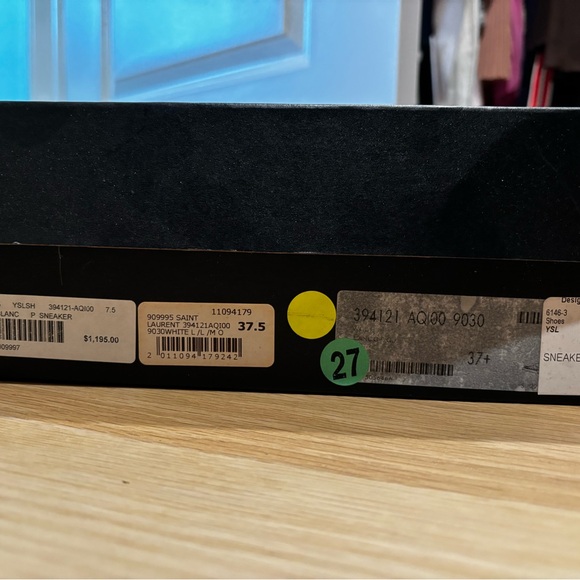 YSL high top sneakers with silver accents - Picture 2 of 6